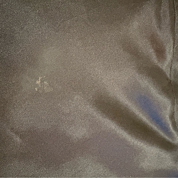 Mossimo 100% Silk Black Tank Top XL Babydoll Early 2000s 90s Y2K Grunge Satin - Picture 7 of 8